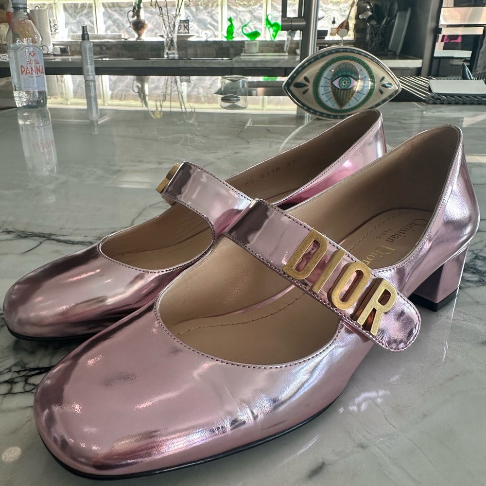 Christian Dior Pink Mary Jane pumps